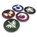 Ceramic Coasters Inspired by Warhammer 40K