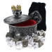 Gothic Dice Box with Metal D20 Set