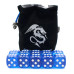 Jumbo D6 Dice Set with Velvet Bag