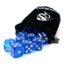 Jumbo D6 Dice Set with Velvet Bag