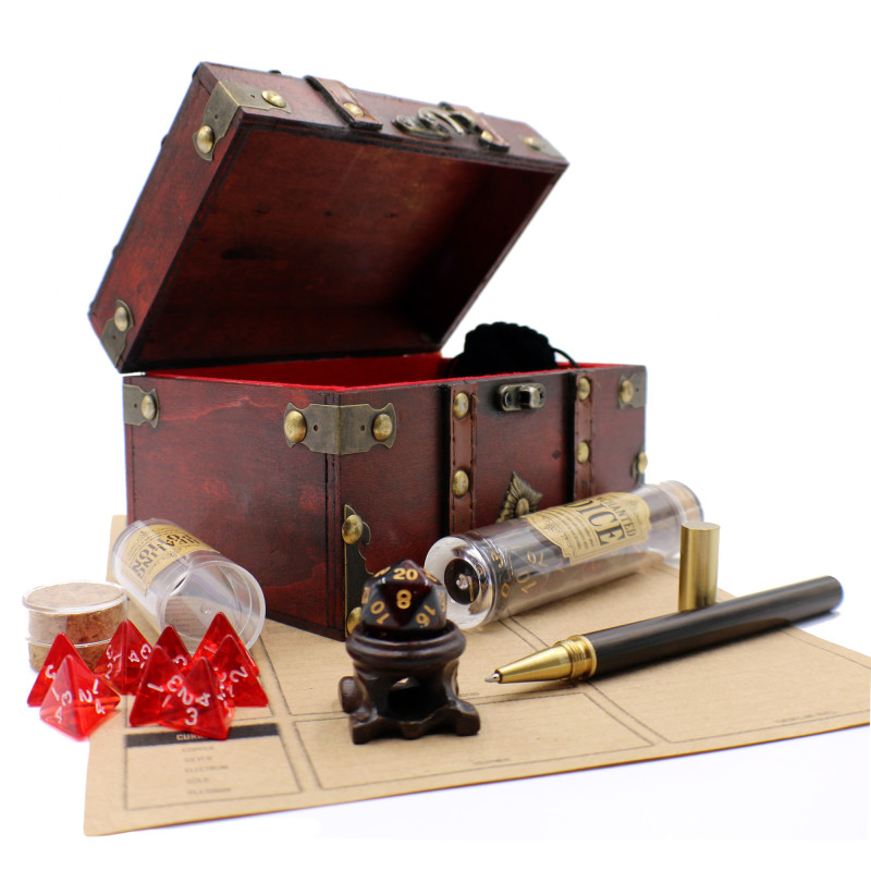Large Dice Storage Chest and Accessories