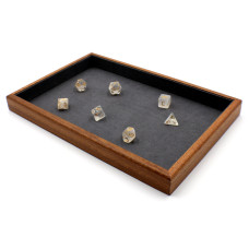 Premium Wood Dice Tray and Dice